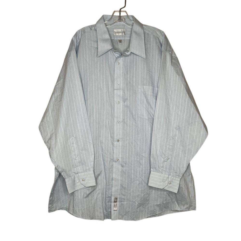 Alexander Lloyd Men's Big Man 18.5 32/33 Blue Striped Button Down Dress Shirt